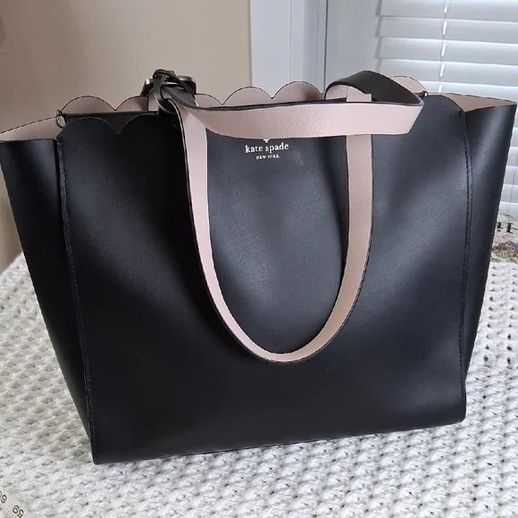 Kate Spade Black and Pink Tote Bag - Picture 3 of 14